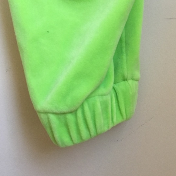 Danielle Guizio Trouble in Paradise Neon Green Jogger Sweatpants - Picture 4 of 8